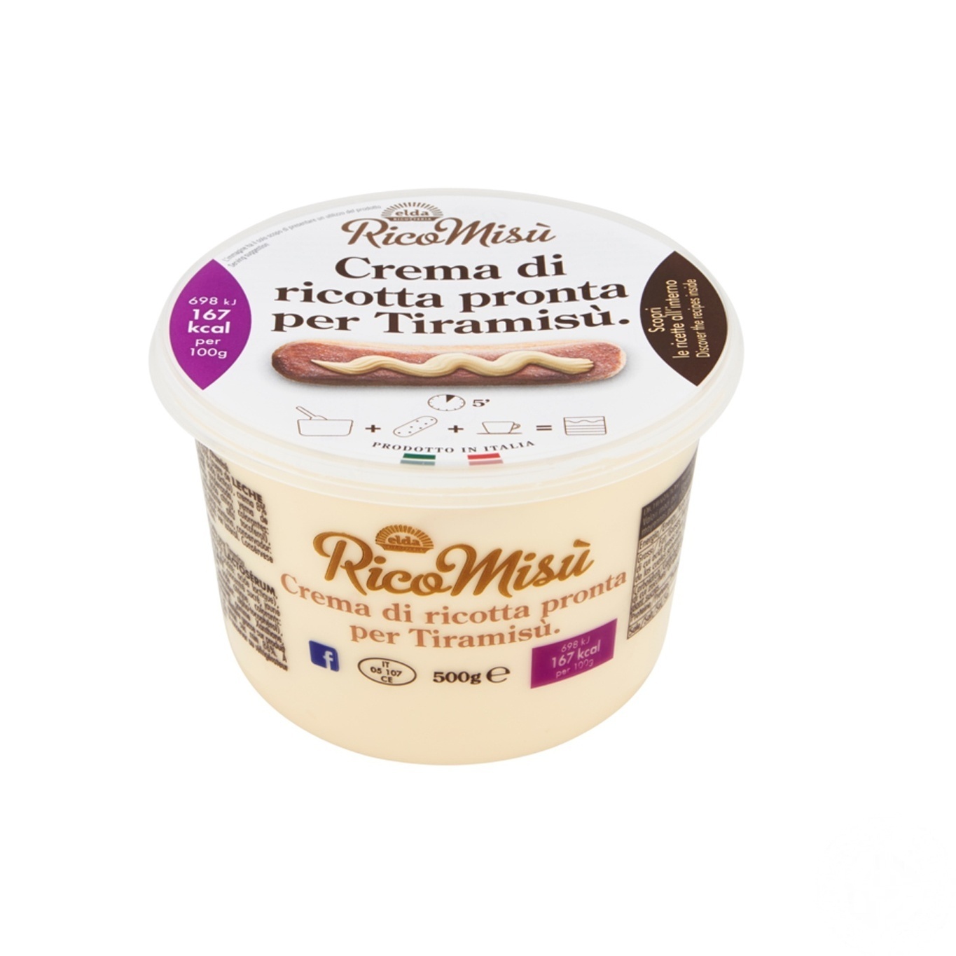

Крем-сыр Elda RicoMisu 11% 500г