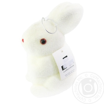 New Year's Fluffy Hare Decoration 0988-3 - buy, prices for - photo 2