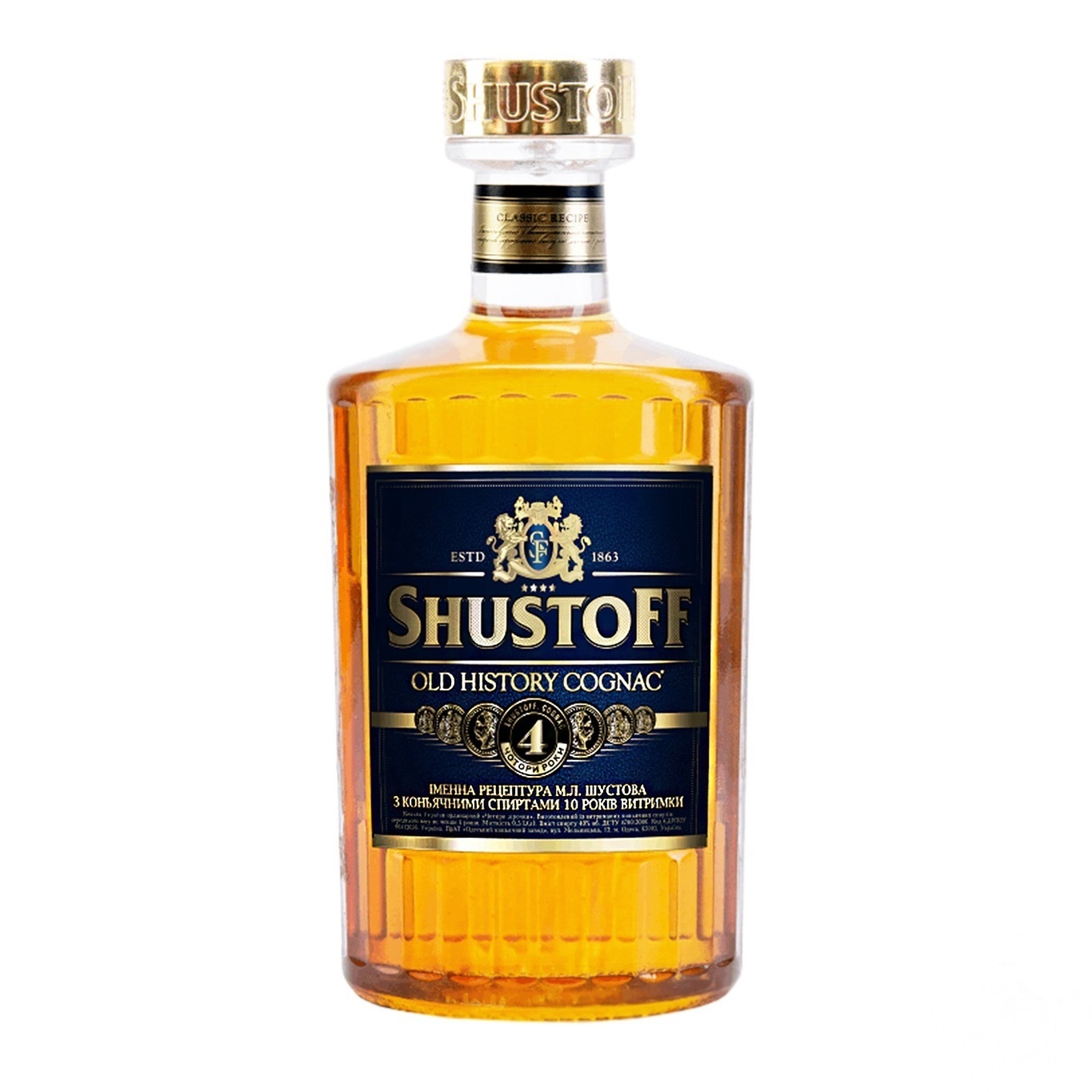 

Коньяк Shustoff Old History 4* 40% 0,5л