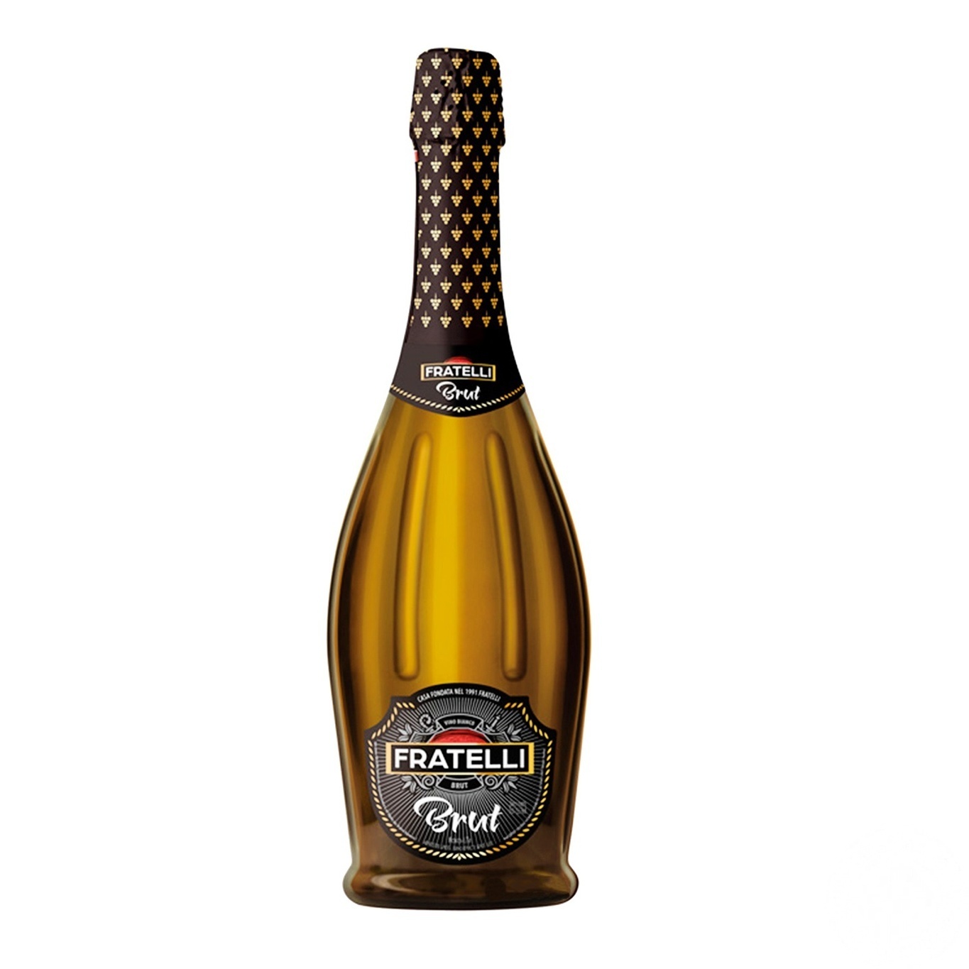 

Вино игристое Fratelli Brut белое брют 13,5% 0,75л