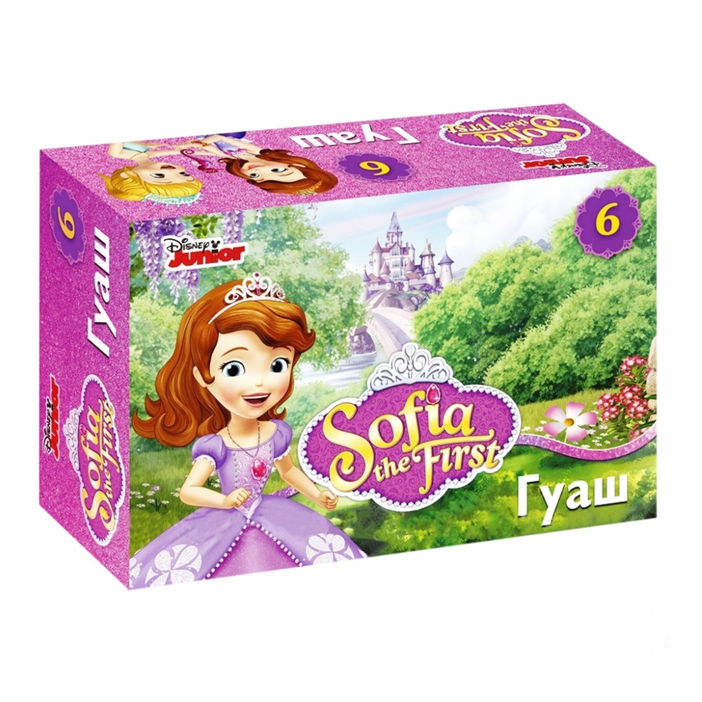 

Гуашь Серия Sofia Мицар 251427 6 цветов 20 мл