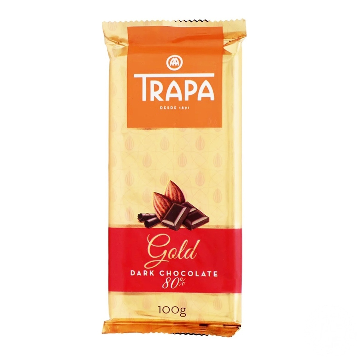 

Шоколад TRAPA Gold темный 80% 100г