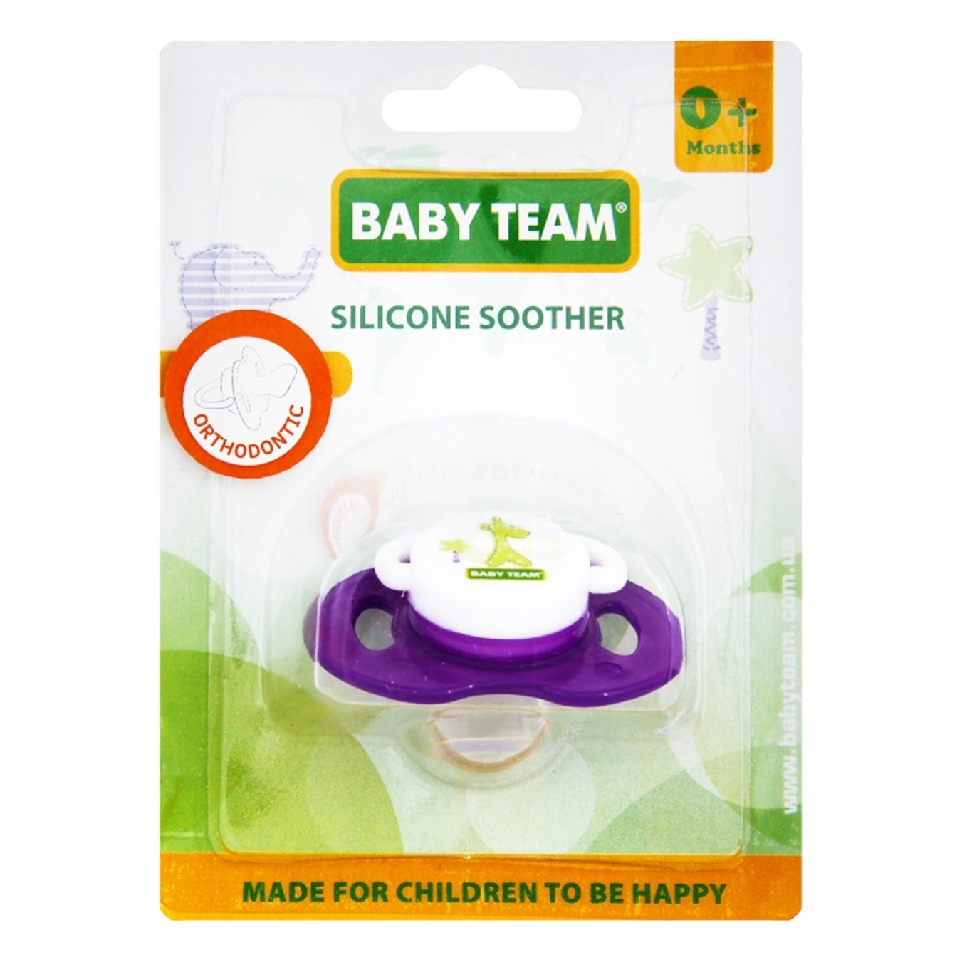 

Пустышка Baby Team силиконовая классическая 3120