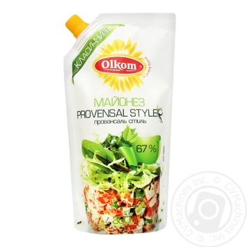 Майонез Olkom Провансаль стиль 67% 360г - купить, цены на - фото 1