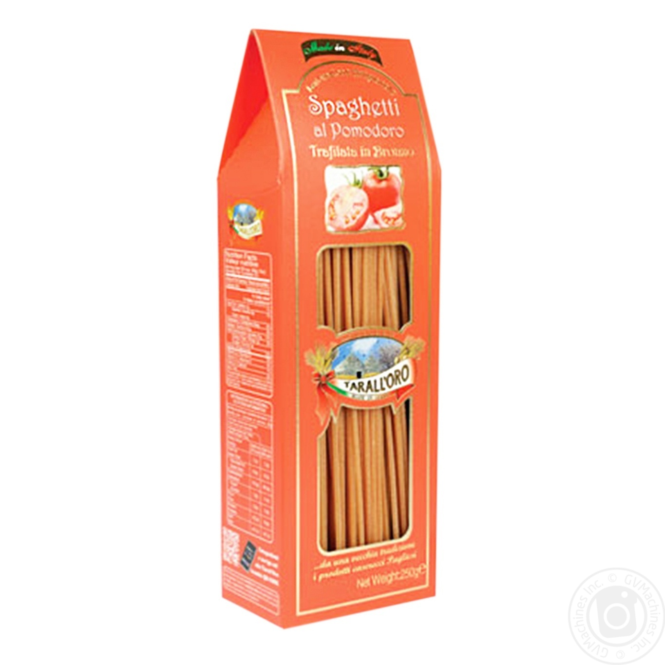 

Макароны Tarall`oro Spaghetti Al Pomodoro 250г