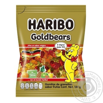 Цукерки желейні Haribo Золоті ведмедики 150г