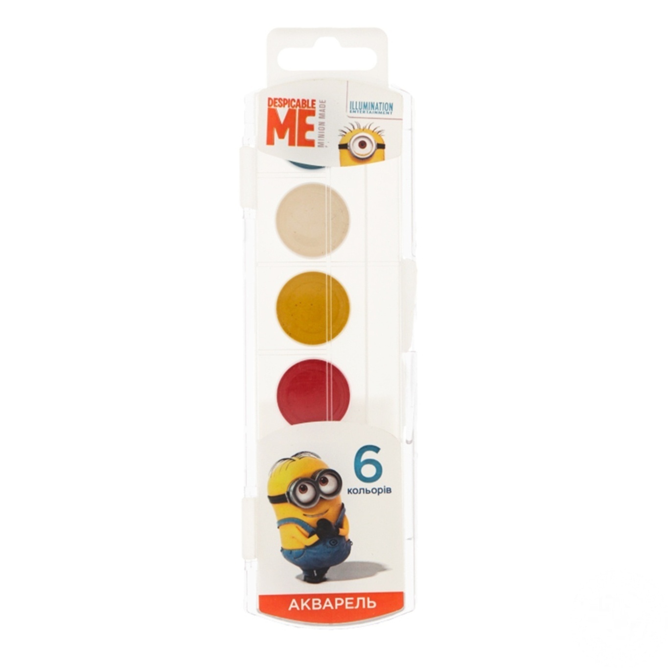 

Краски Despicable Me акварельные медовые 6 цветов