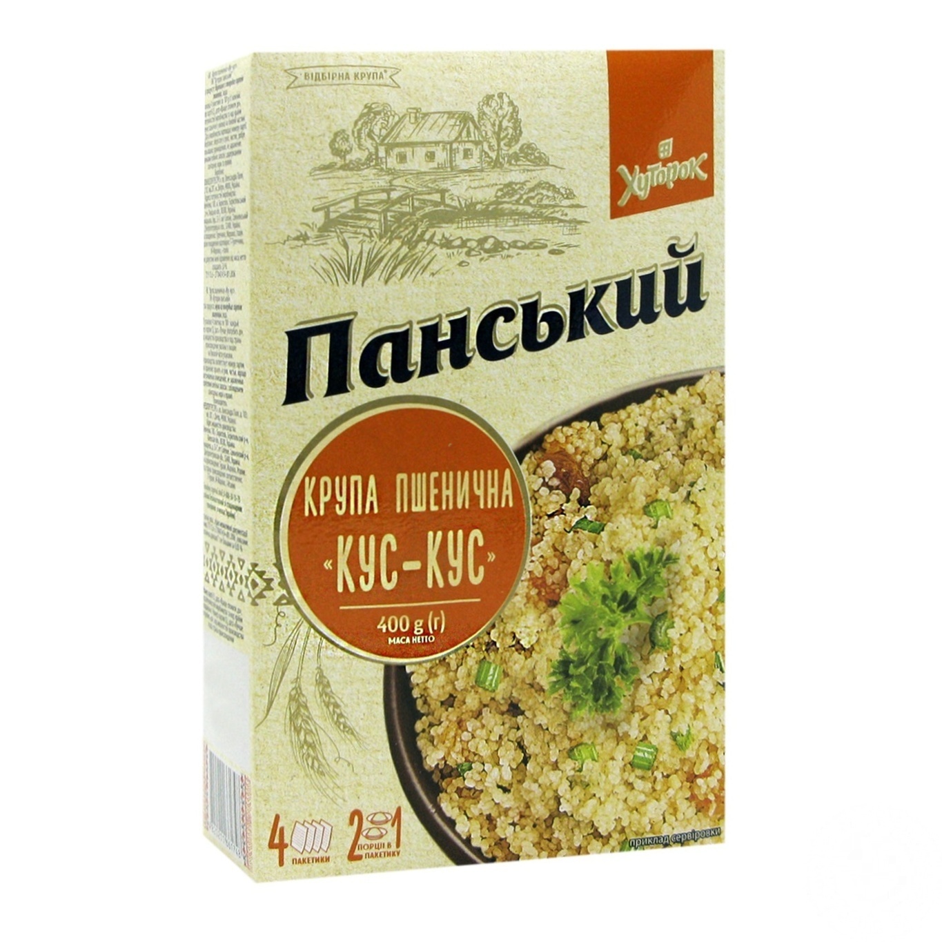 

Крупа Хуторок Барский кус-кус 400г