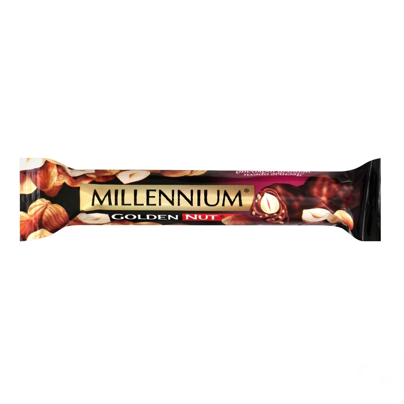 

Батончик Millennium Golden Nut черный шоколад с лесным орехом 40г