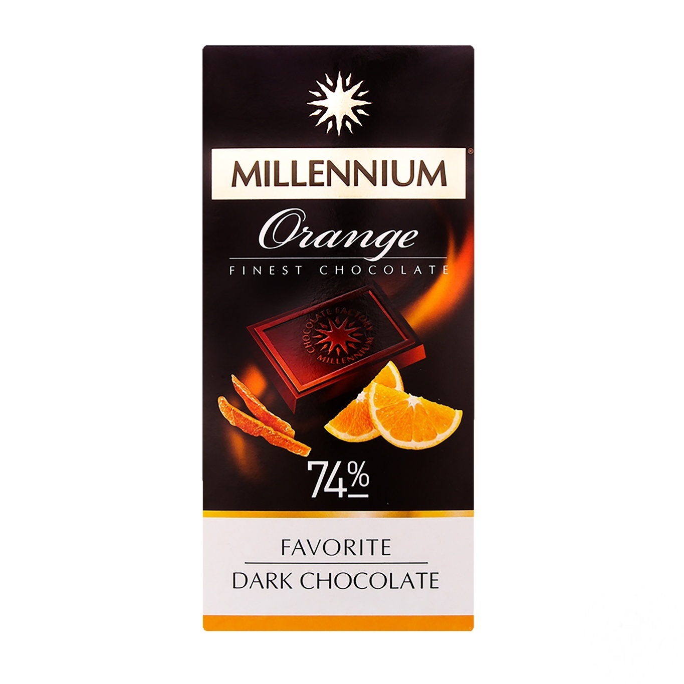 

Шоколад черный Millennium Favorite с апельсином 74% 100г