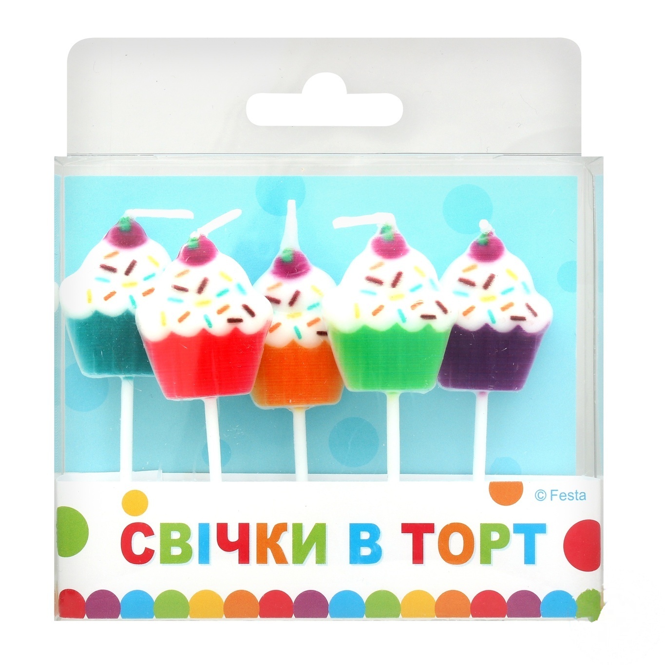 

Свеча Party Favors для торта 5шт