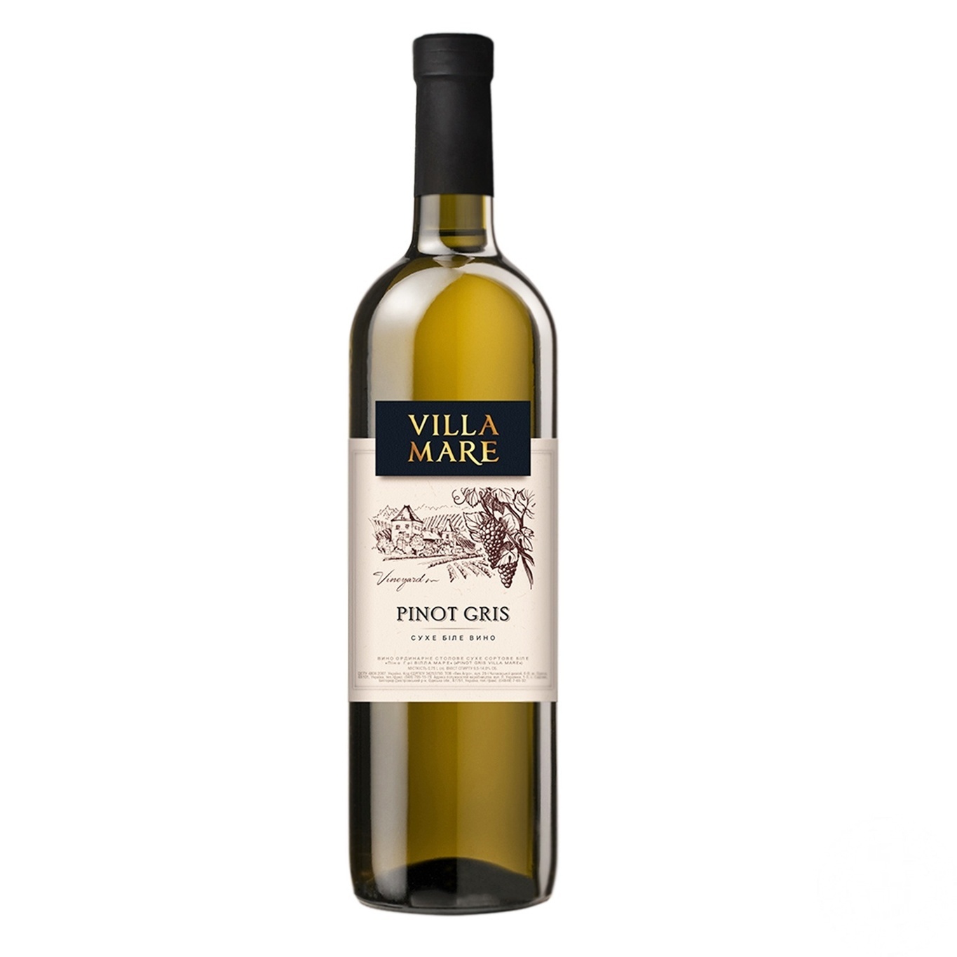 

Вино Villa Mare Pinot Gris белое сухое 14% 0,75л