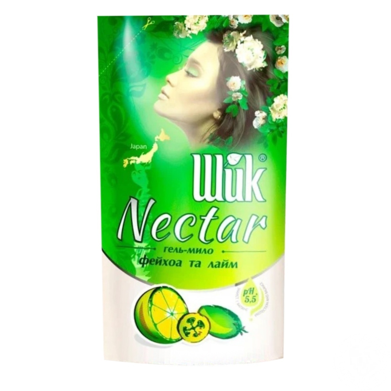 

Мыло жидкое Шик Nectar фейхоа и лайм 0,3л