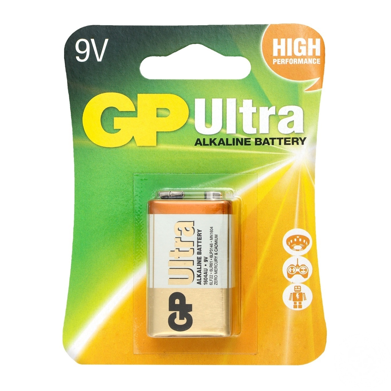 

Батарейки GP ultra 9V 1шт