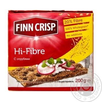 crispbread finn crisp rye cereals 200g