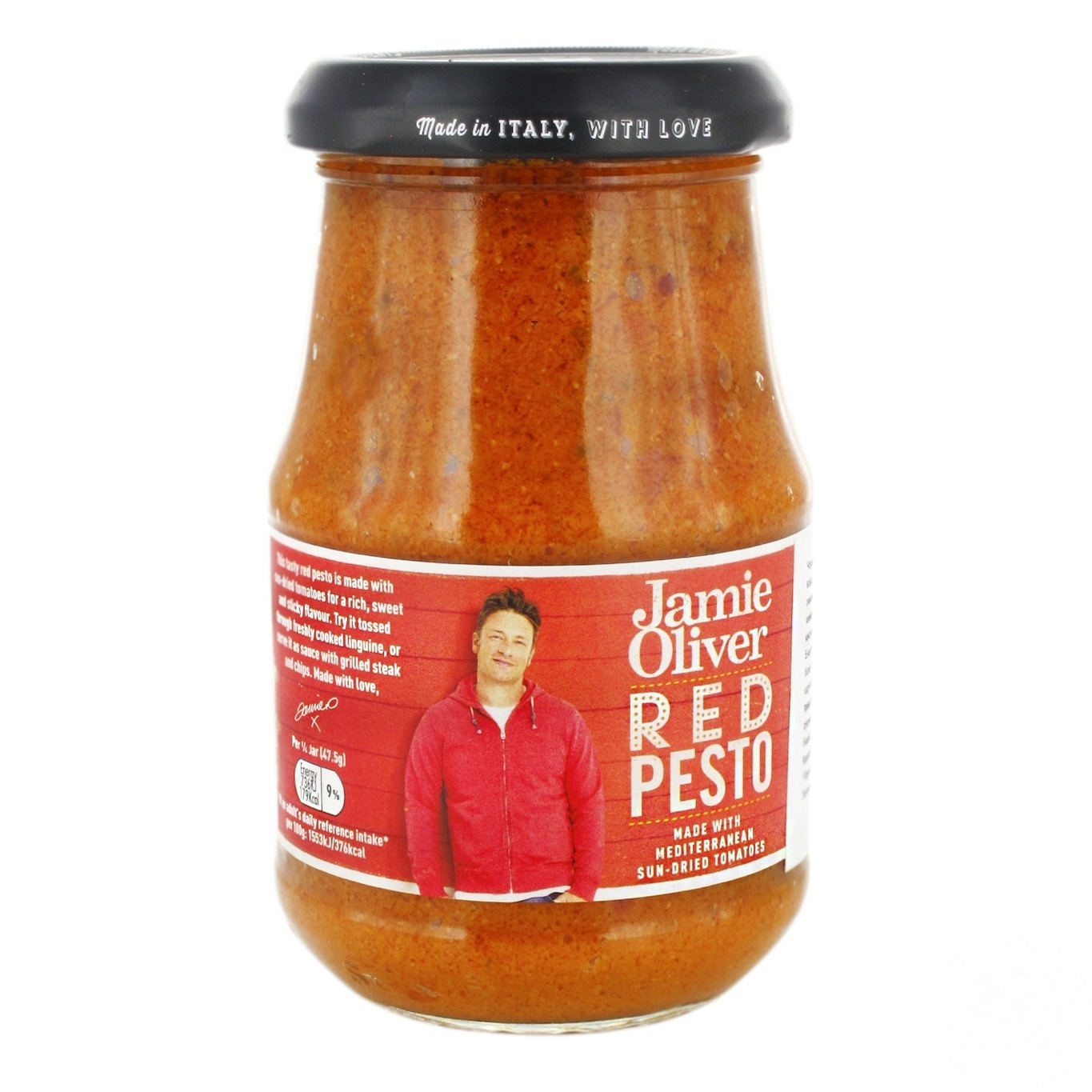 

Соус Jamie Oliver Песто красный с вялеными томатами 190г