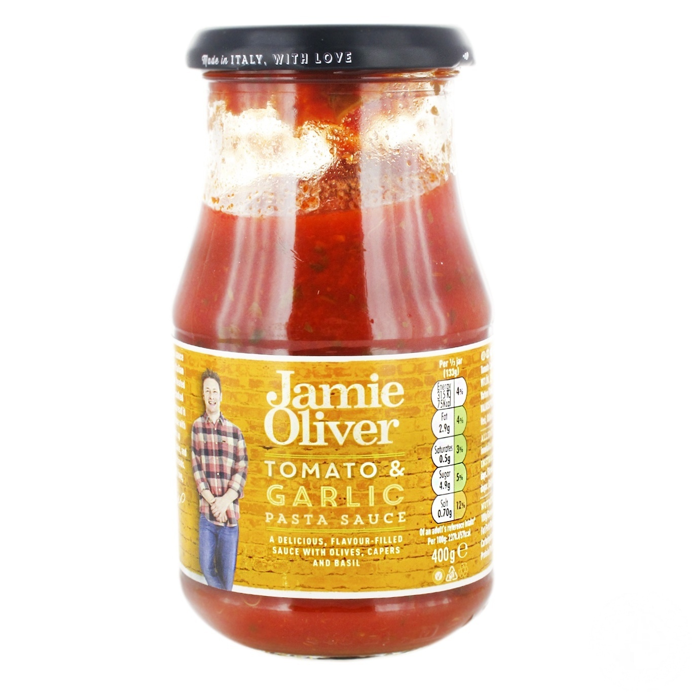 

Соус для пасты Jamie Oliver с томатами и чесноком 400мл