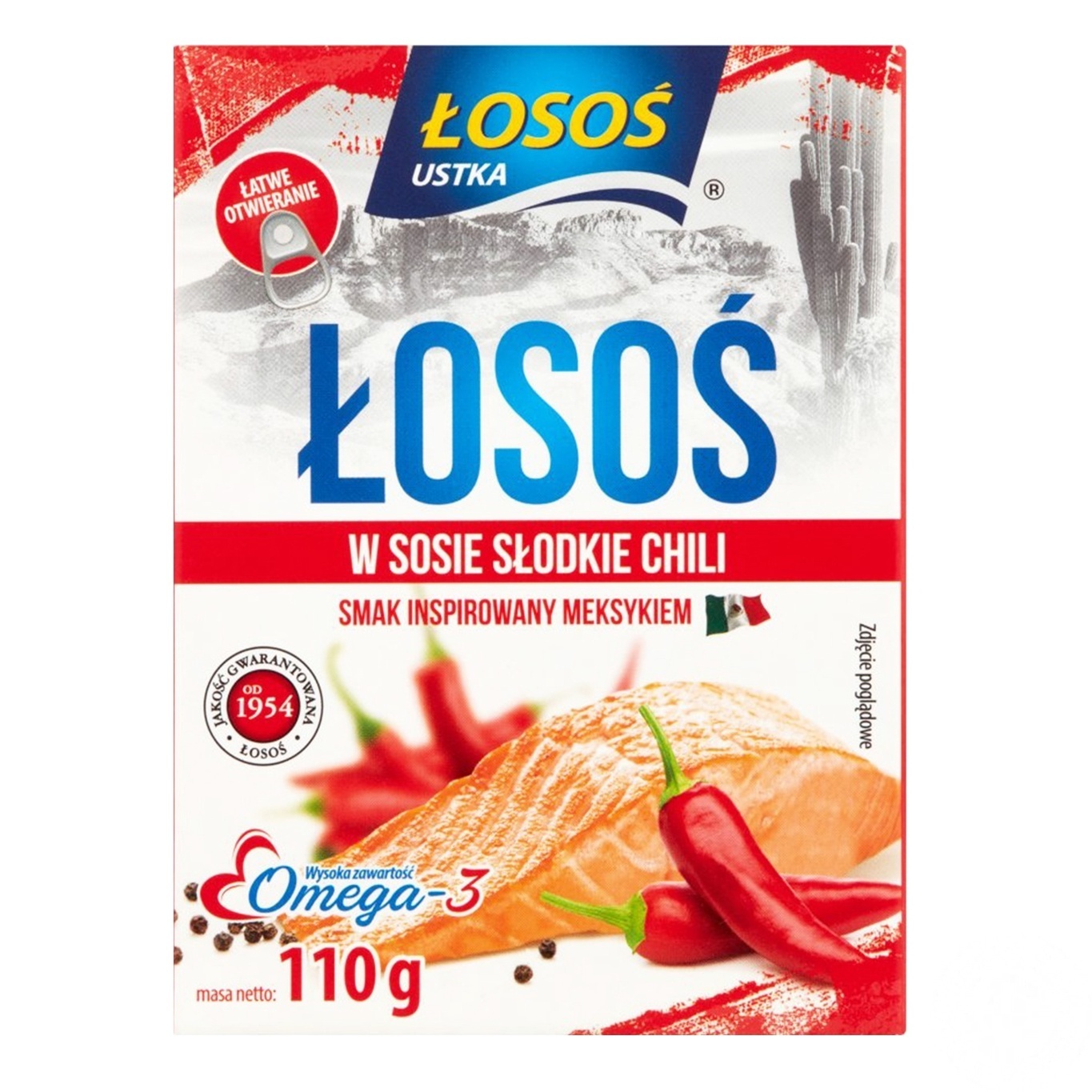 

Лосось Losos в соусе сладкий чили 110г
