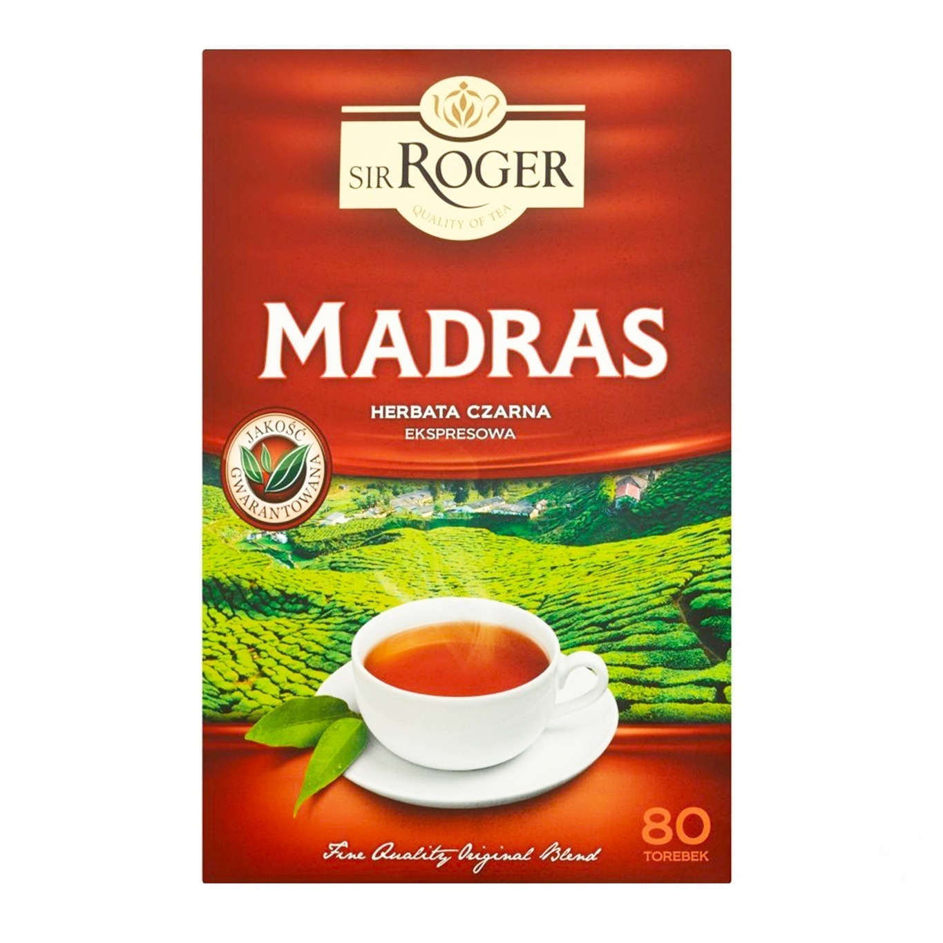 

Чай Sir Roger Мадрас черный 1.7г*80шт