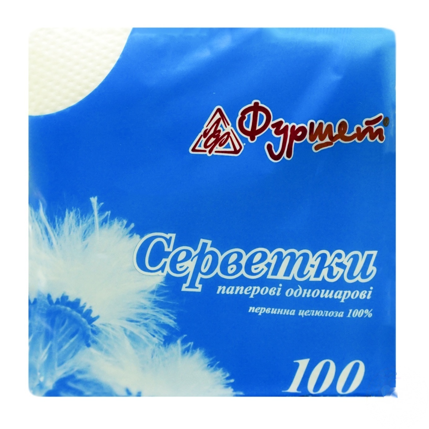 

Салфетка бумажная Фуршет белая 100шт