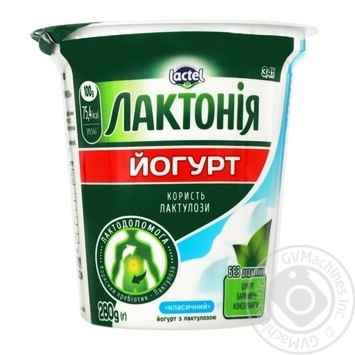 Yogurt Lactonia Classic lactulose 3.4% 280g plastic cup Ukraine - buy, prices for NOVUS - photo 1