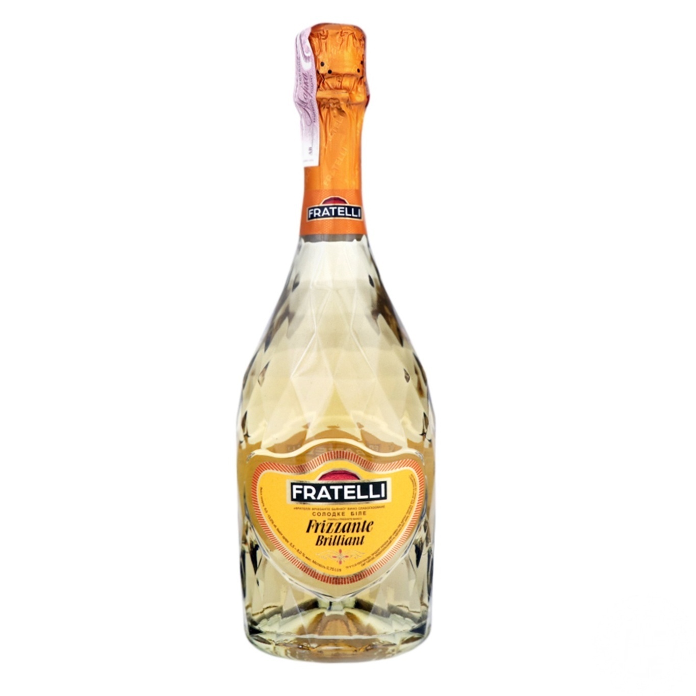 

Вино Fratelli Frizzante Brilliant слабогазированное белое сладкое 0,75л