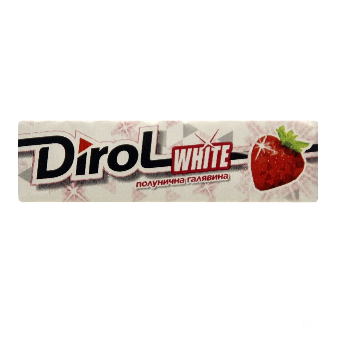 

Жевательная резинка Dirol White клубника 14г