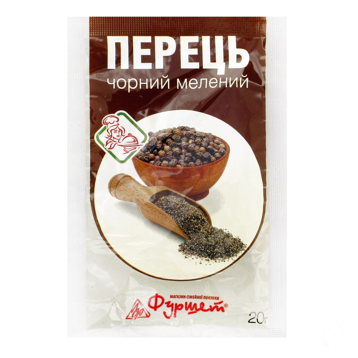 

Перец Фуршет черный молотый 20г