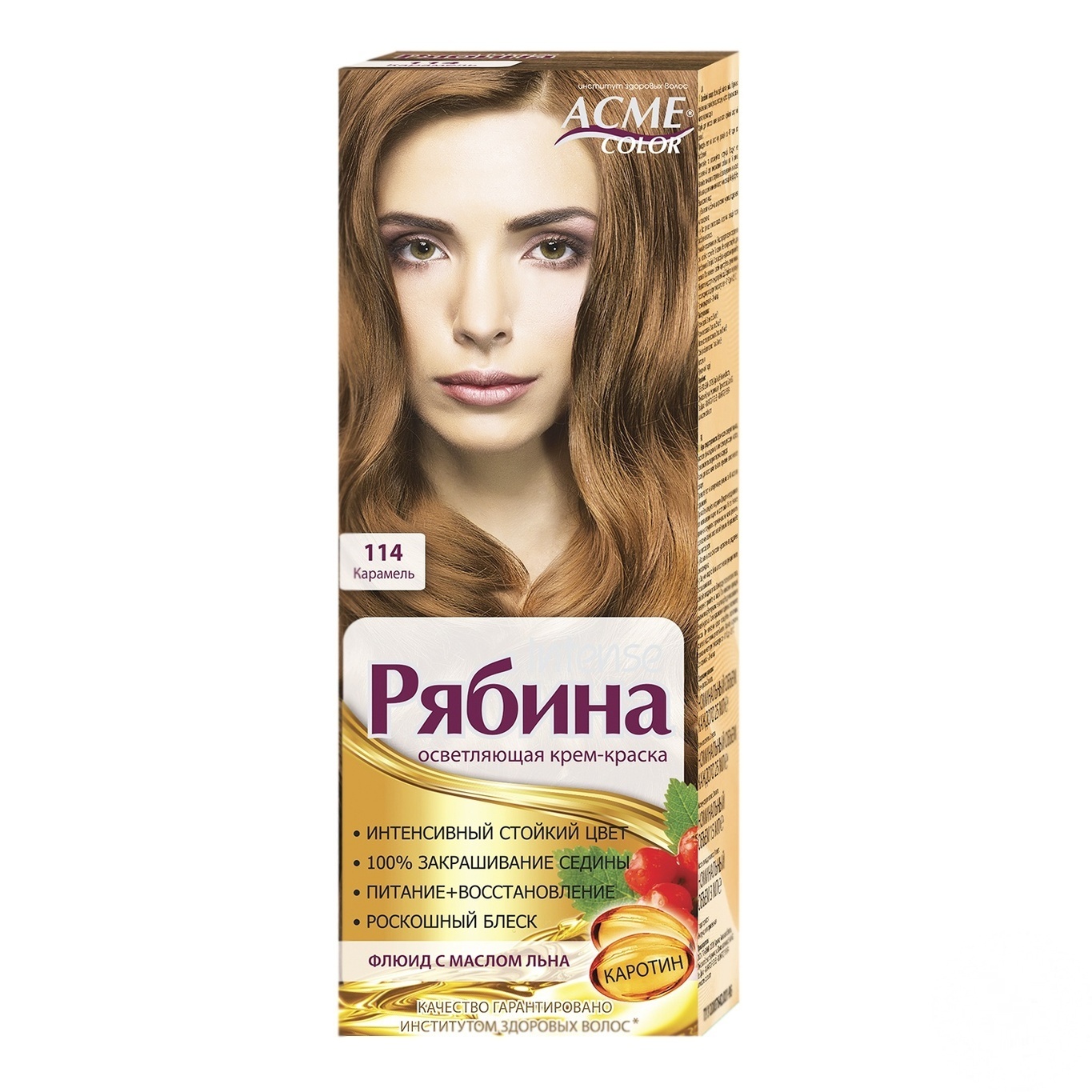

Краска для волос Acme Рябина 114 Карамель