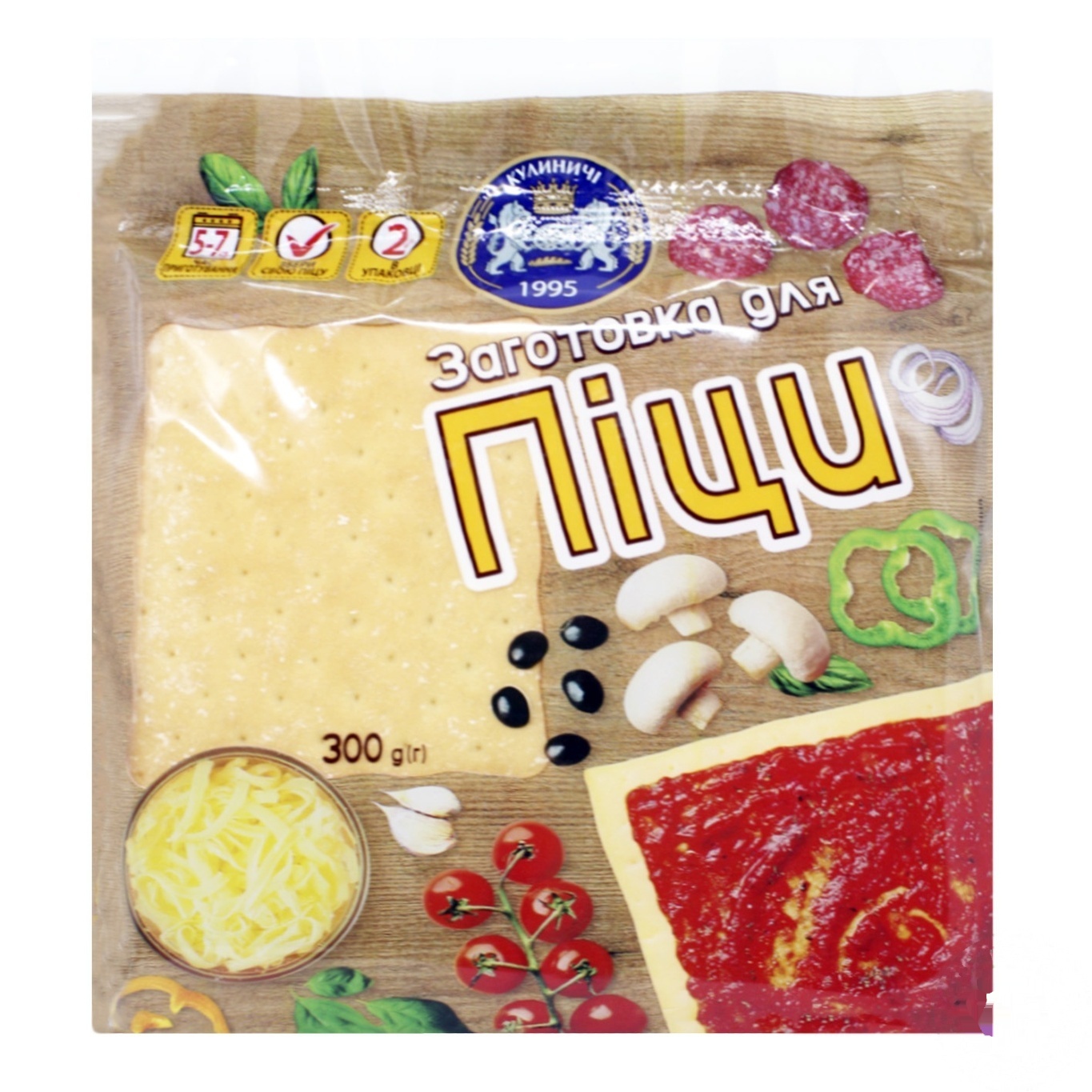 

Заготовка Кулиничи для пиццы 300г