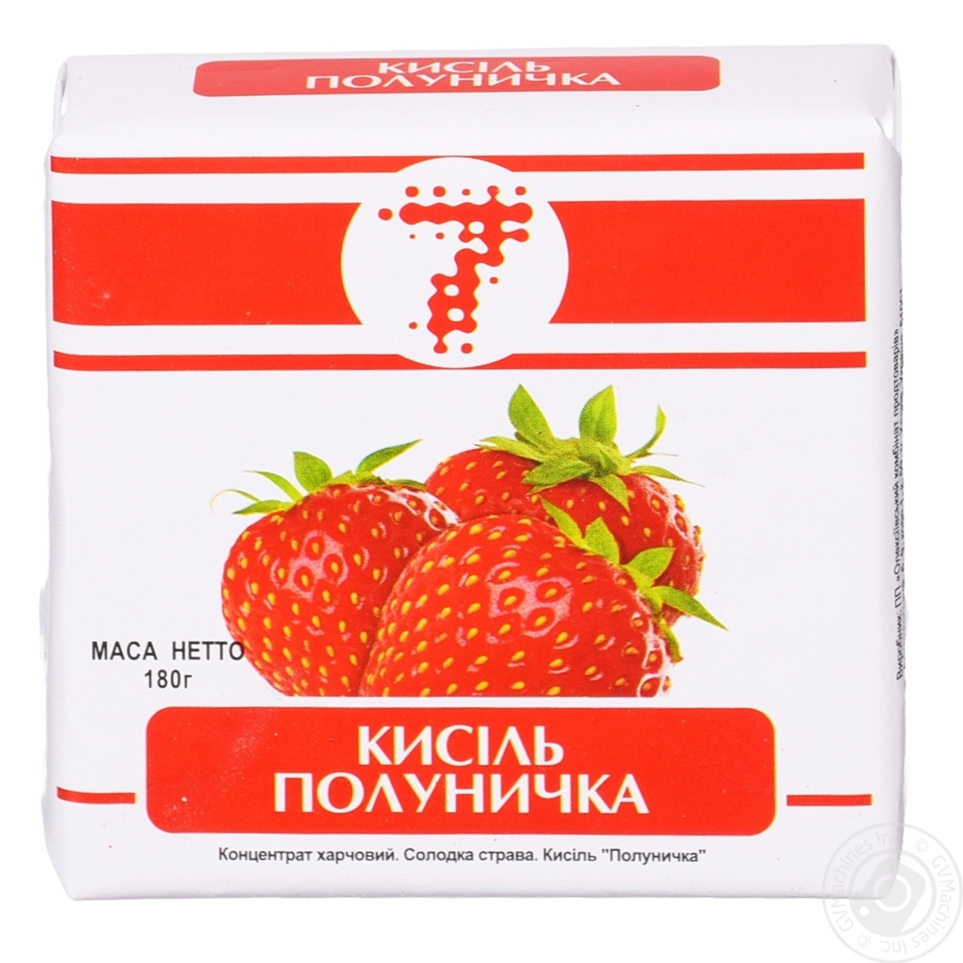

Кисіль Семерка 180 г Полуничний