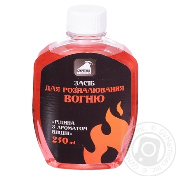 Sekretnye Tekhnolohyy Liquid For Ignition With Cherry Aroma 250ml - buy, prices for COSMOS - photo 1