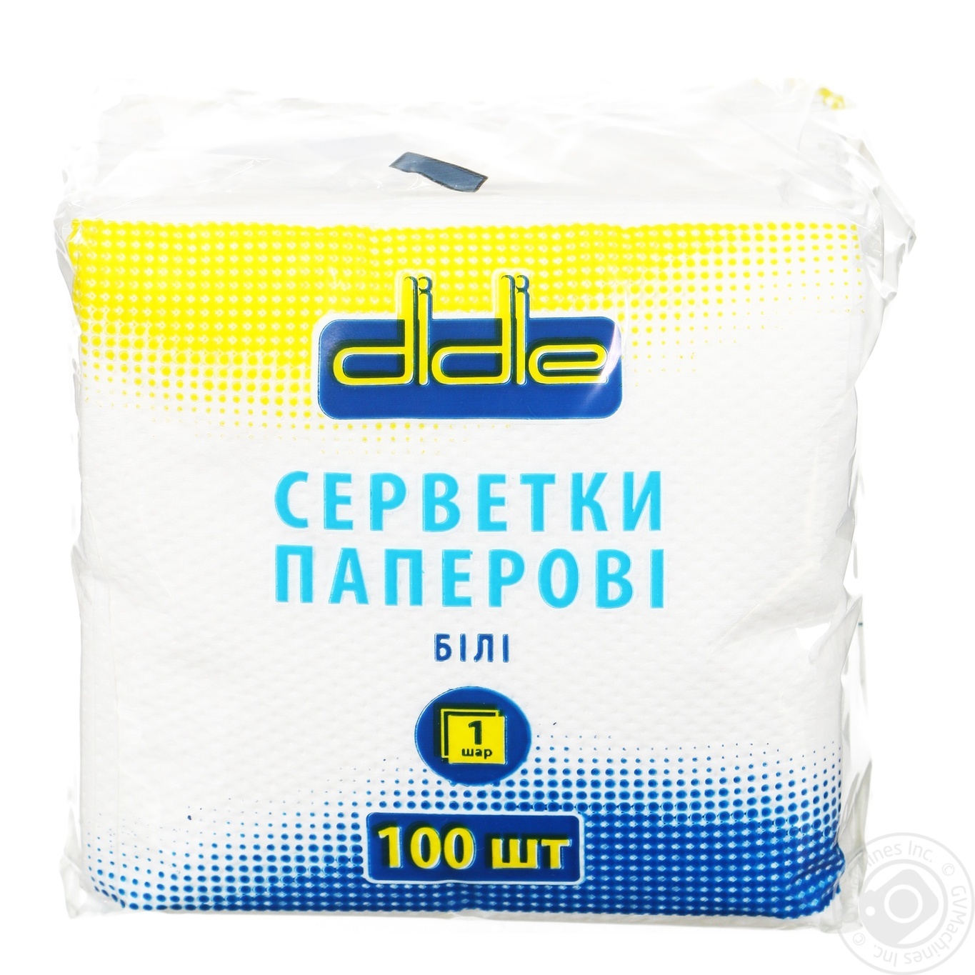 

Салфетки Didie однослойные 100шт