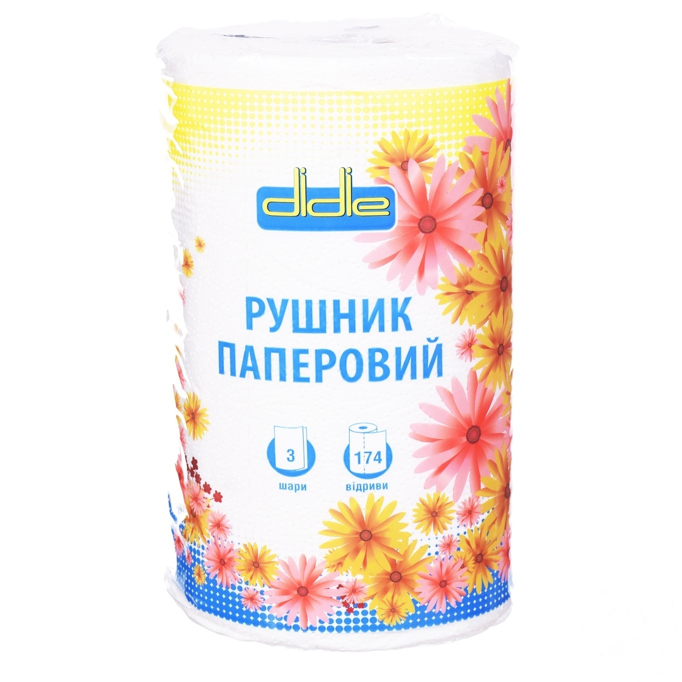 

Полотенце бумажное Didie трехслойное 1шт