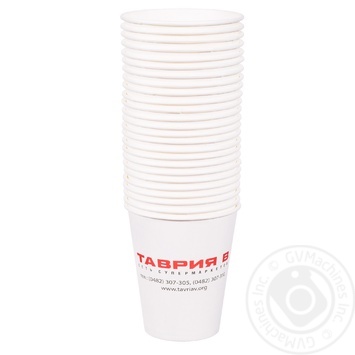 Tavria Glasses Cardboard 25pc*0.34L - buy, prices for Tavria V - photo 1