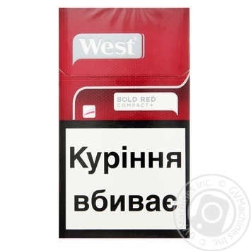 Сигареты West Bold Red Compact - купить, цены на Восторг - фото 1