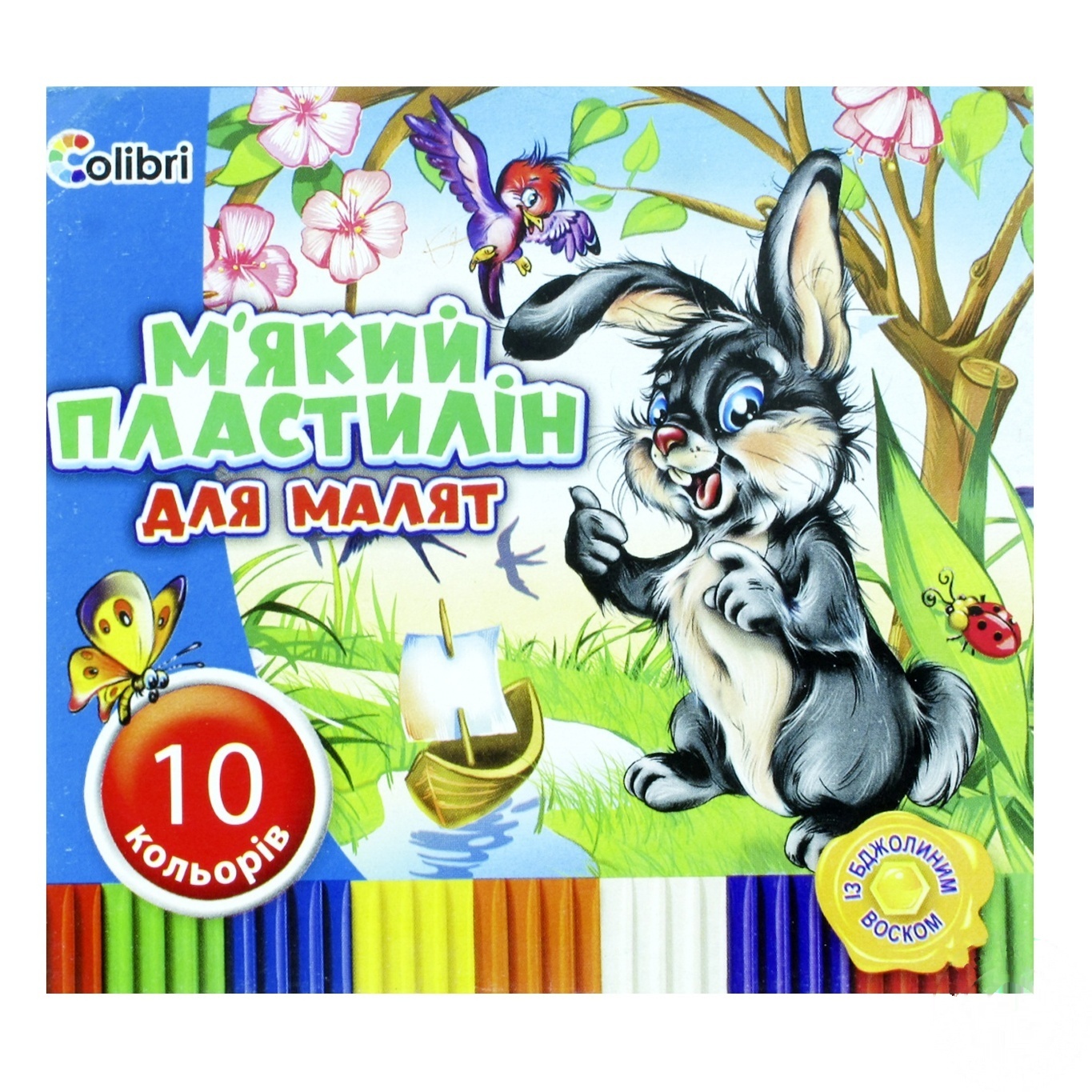 

Пластилин с воском 10 цветов MIZAR 254401
