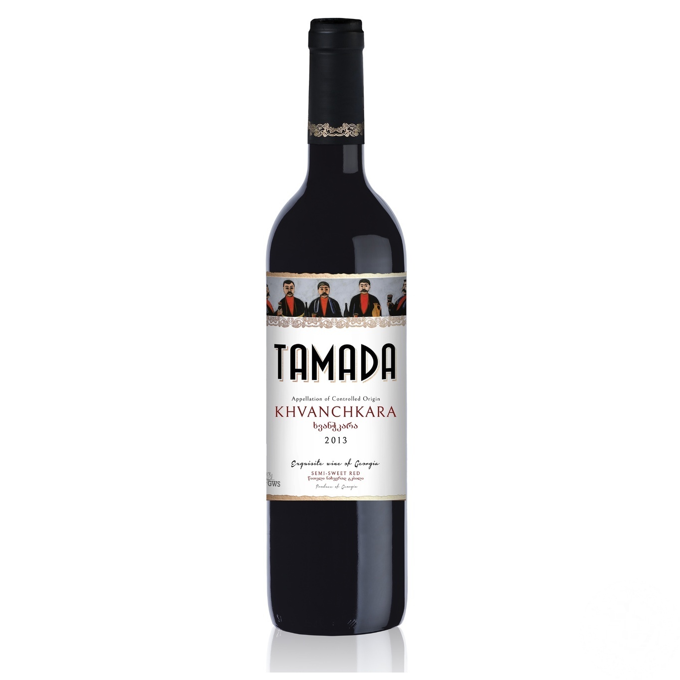 

Вино Тамада Хванчкара красное полусладкое 11,5% 0,75л