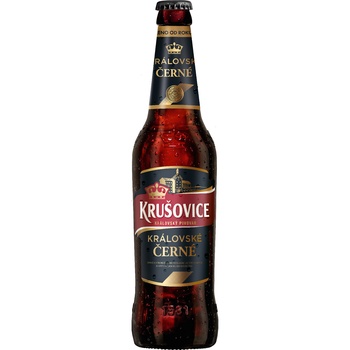 Пиво Krusovice Cerne темное 3,8% 0,5л - купить, цены на Auchan - фото 1