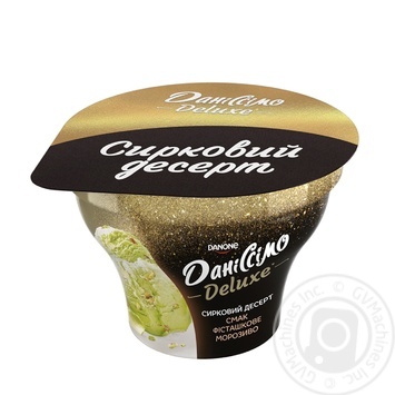 Danone Danissimo Deluxe with pistachio ice-cream curd dessert 3% 130g - buy, prices for ULTRAMARKET - photo 1