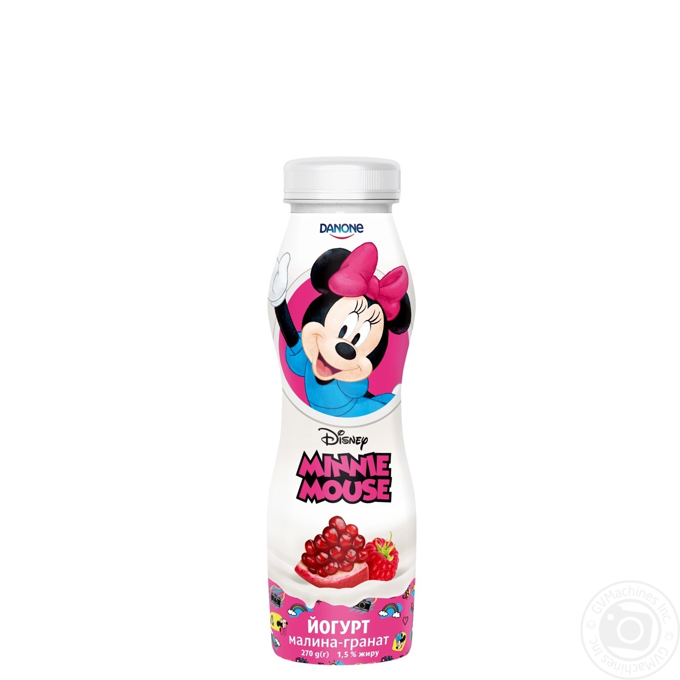 

Йогурт Danone Disney Frozen Малина-Гранат питьевой 1,5% 270г