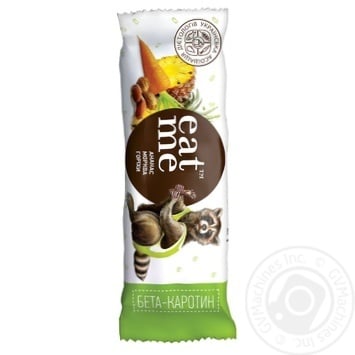 Eat Me pineapple-carrot nuts in yogurt grains candy bar 30g - buy, prices for MegaMarket - photo 1