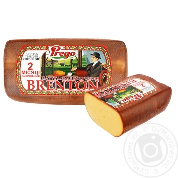 Prego Brenton Smoked Cheese 45% - buy, prices for MegaMarket - photo 1