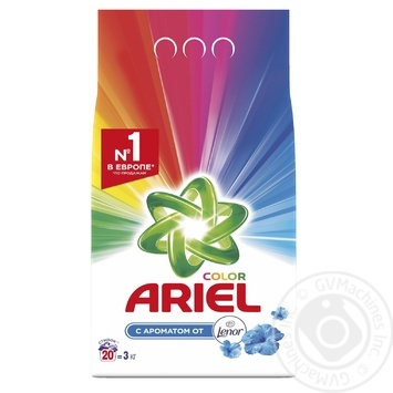 Стиральный порошок Ariel 2в1 Color Lenor Effect автомат 3кг - купить, цены на NOVUS - фото 1