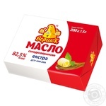 Масло Вершок Экстра сладкосливочное 82.5% 200г