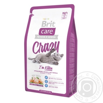 Корм сухой Brit Care Crazy гипоаллергенный для котят 2кг - купить, цены на MasterZoo - фото 1