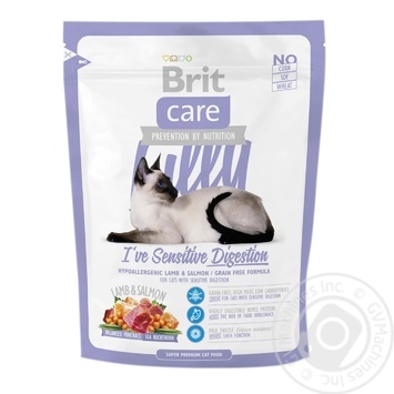 Brit Care Lilly Dry Food for Cats with Sensitive Digestion 400g - buy, prices for MasterZoo - photo 1