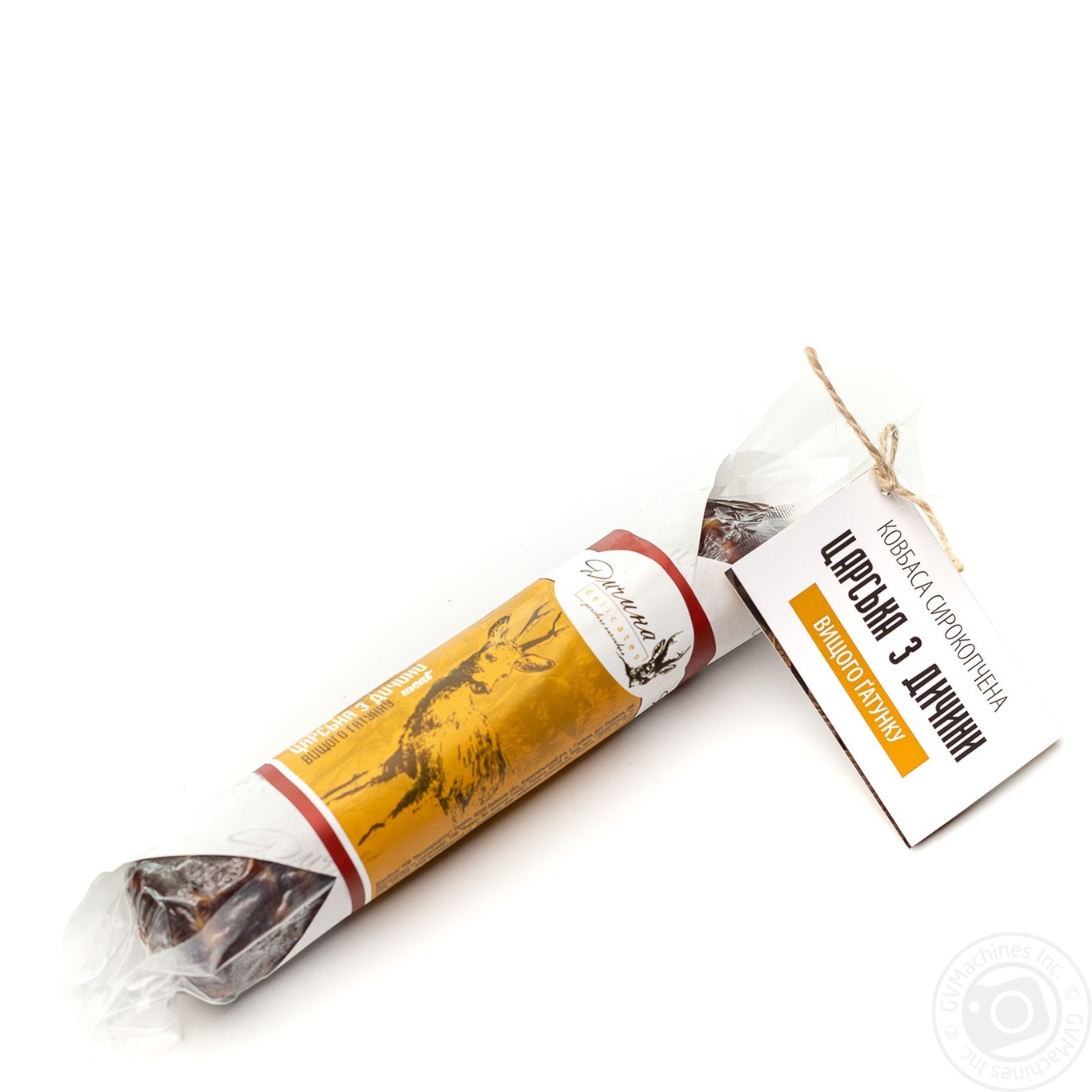 

Колбаса из дичи Дичь Delicates Царская сырокопченая высший сорт