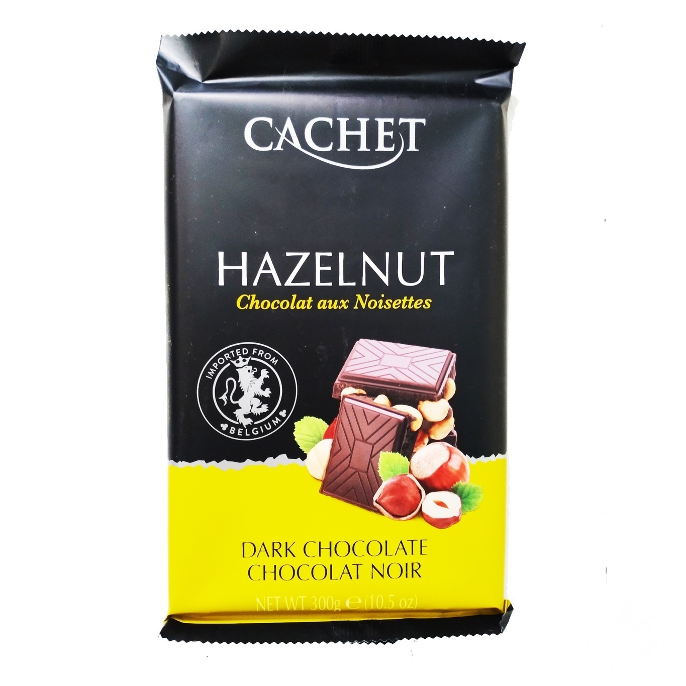 

Шоколад Cachet темный с фундуком 54%