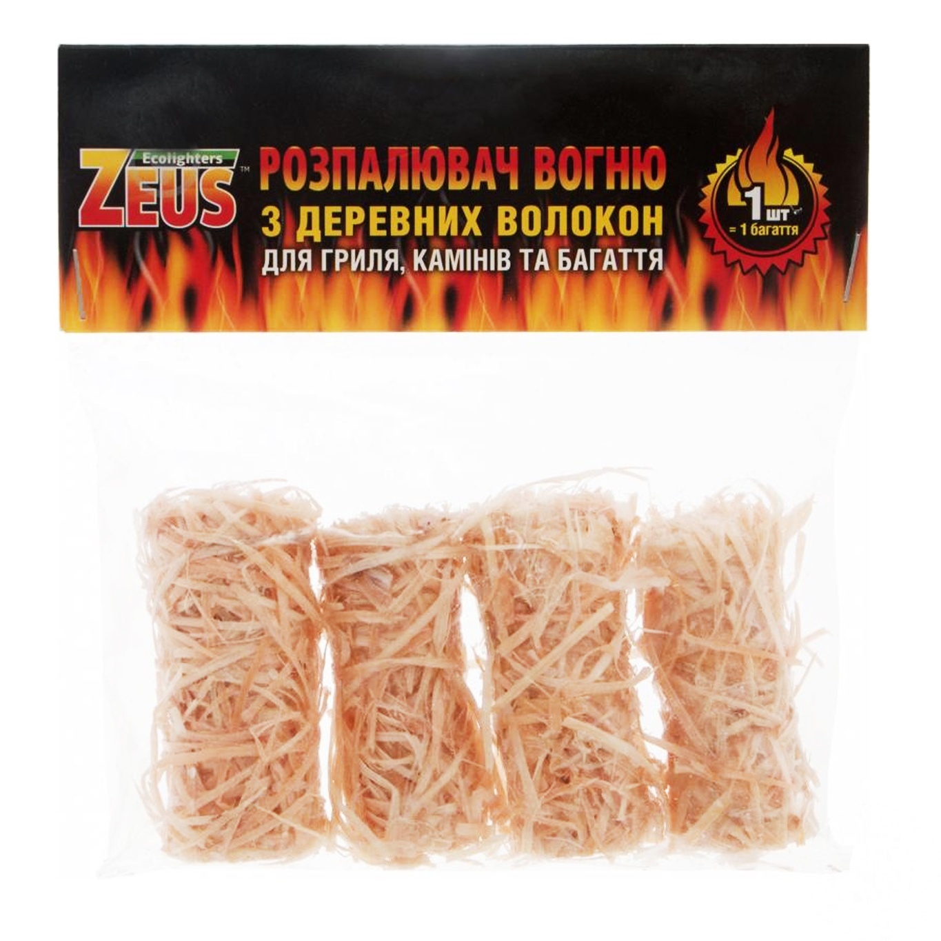 

Разжигатель Zeus из древесных волокон 50г